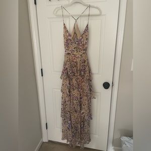 ASTR floral maxi dress size small; like new; worn once